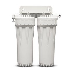PURIFICATEUR D'EAU à installer sous l'évier- 2 containers de10" pour cartouches 9"3/4